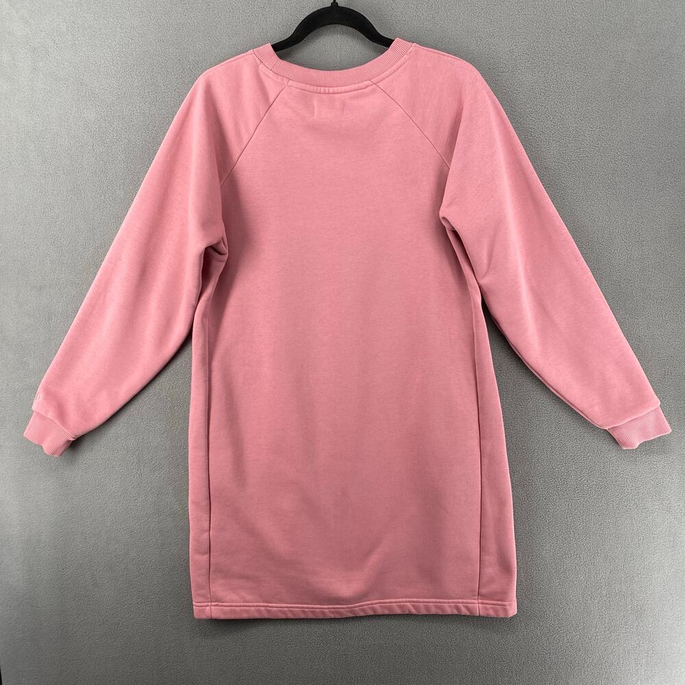 Pact Organic Cotton Blend Crew Neck Pullover Tunic Sweatshirt Womens M Pockets - Picture 4 of 15